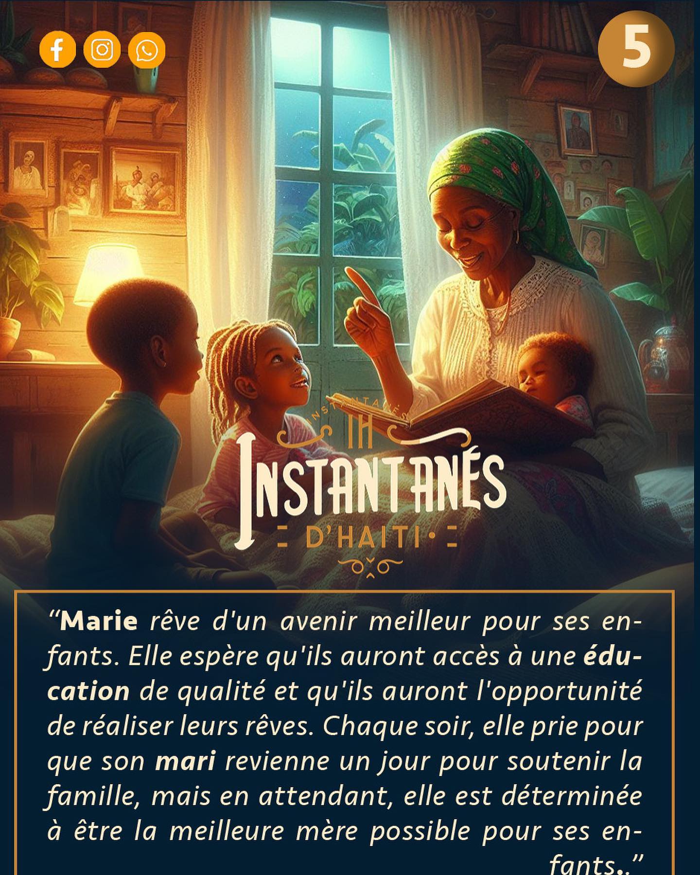 Instantanés d'Haïti – Portrait de groupe